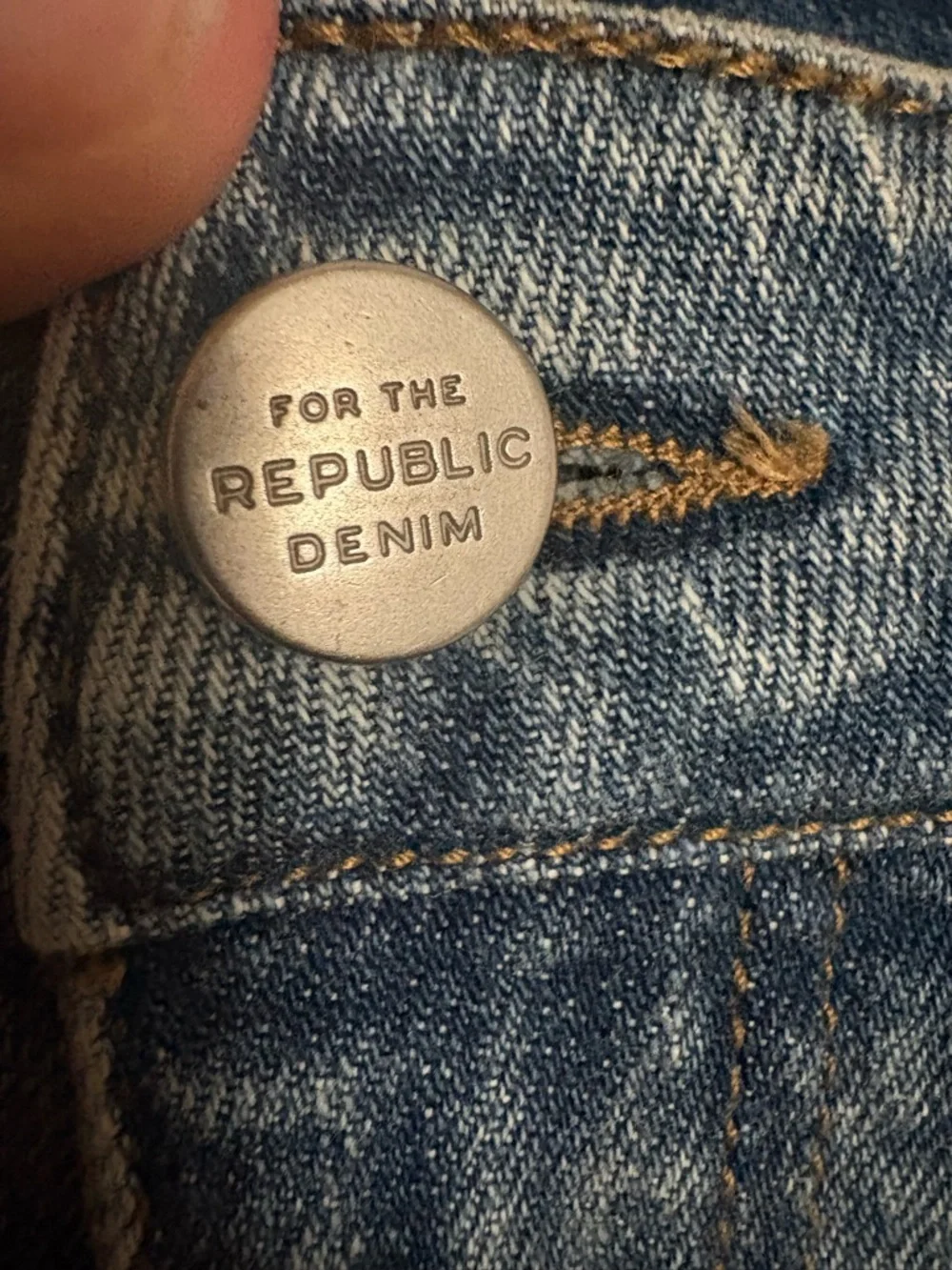 For the Republic Denim jeans straight leg gems jewels ankle women's size 12 / 30 - Picture 5 of 5